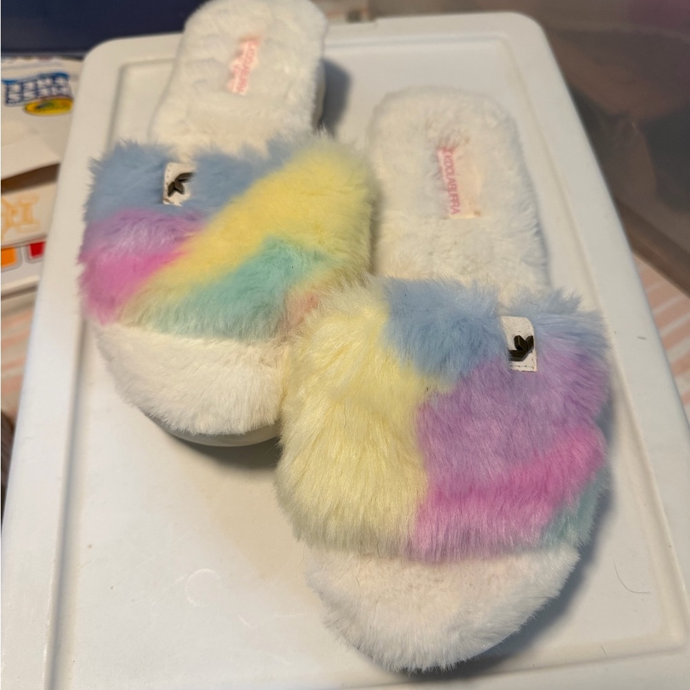 Koolaburra by UGG Multicolor Fuzzy Slippers